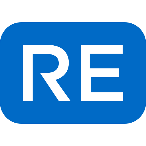 The Realistic RE Logo