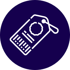 An icon of a price tag.